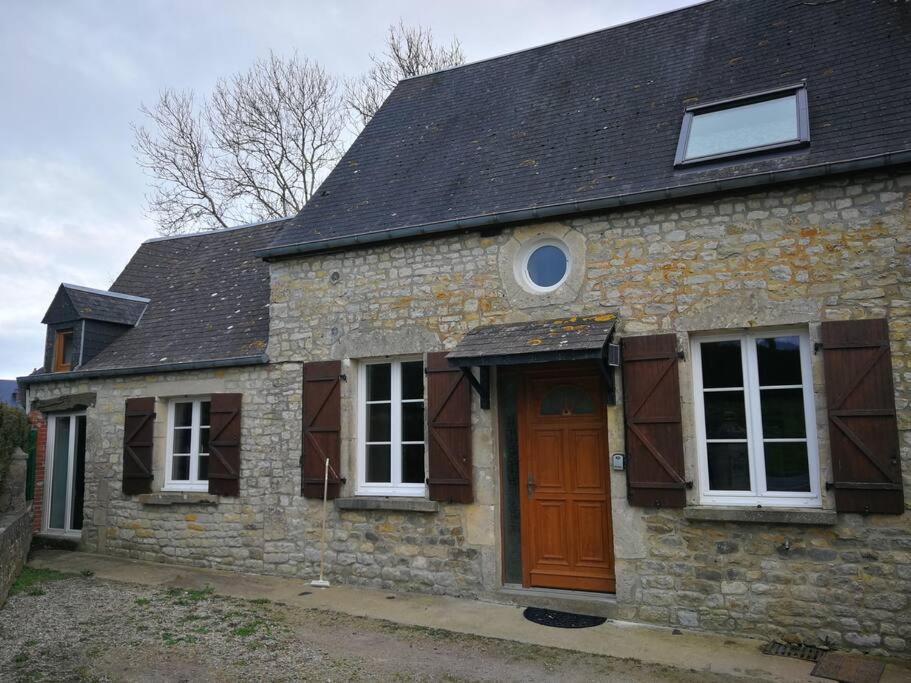 Maison Les Vieilles Cours Blosville Bagian luar foto